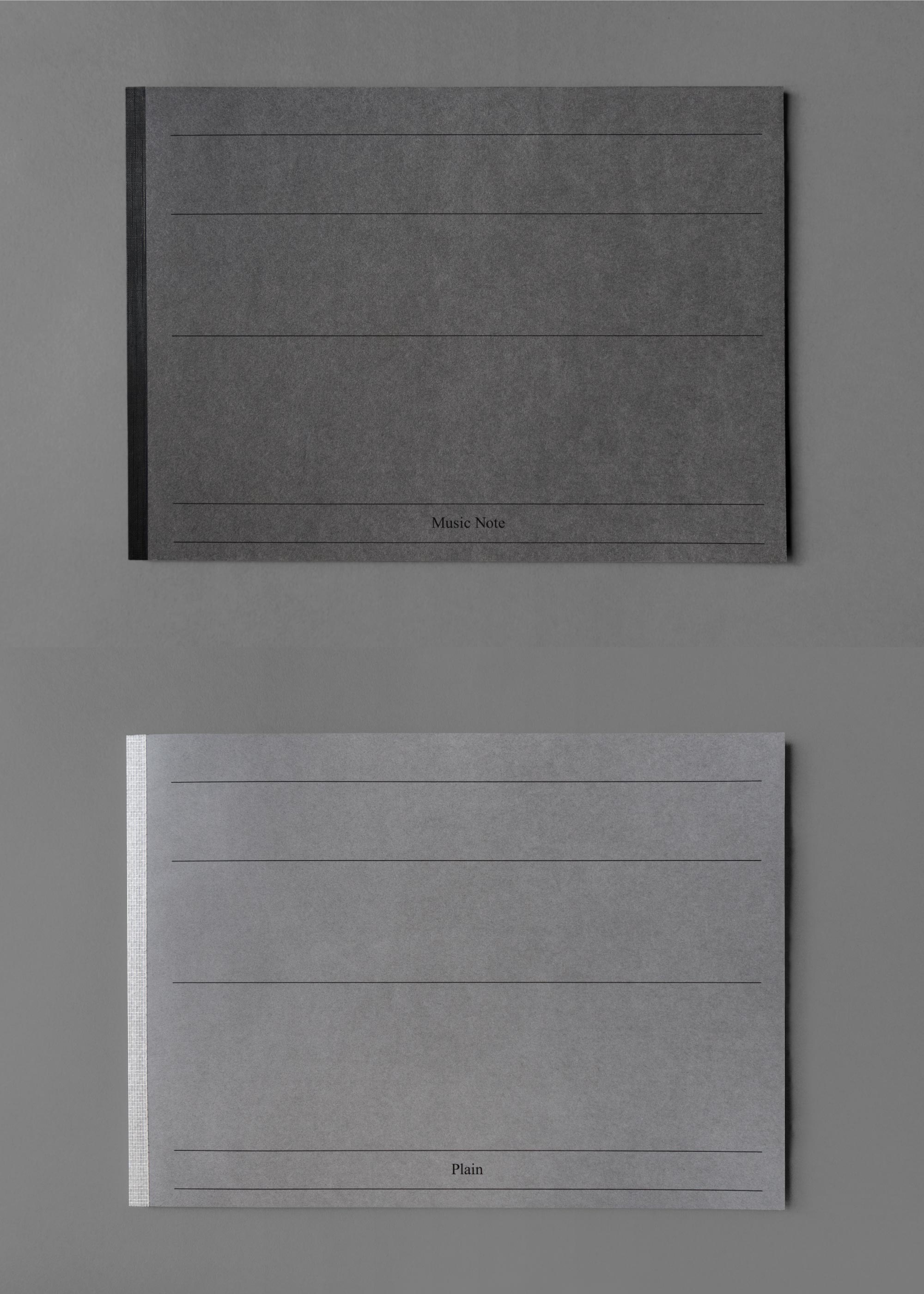 Original Music Paper Notebook & Plain Notebook